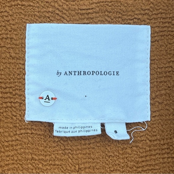 Anthropologie Corinthia oversized camel 0318 brown blaze coat jacket textured - Picture 5 of 14